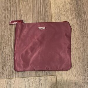 TUMI 7” x 7” Square Zip Pouch
